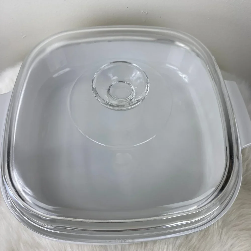 Vintage CORNING WARE Spice of Life La Romarin Large Square 10x10x2 PYREX Cassero